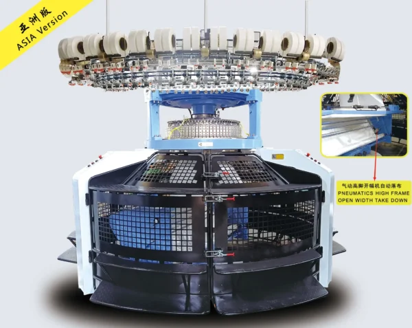 DOUBLE INTERLOCK HIGH FRAME OPEN WIDTH MACHINE (ASIA) DVK-GBHOP2.0J-2.8J