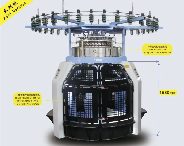 SVK-SPCJ1.2-1.6CS SINGLE JERSERY COMPUTER JACQUARD SHOES MACHINE(ASIA) SVK-SPCJ1.2-1.6CS